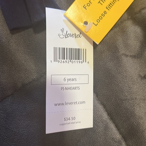 Leveret Red and black hearts two piece set. - Picture 5 of 8